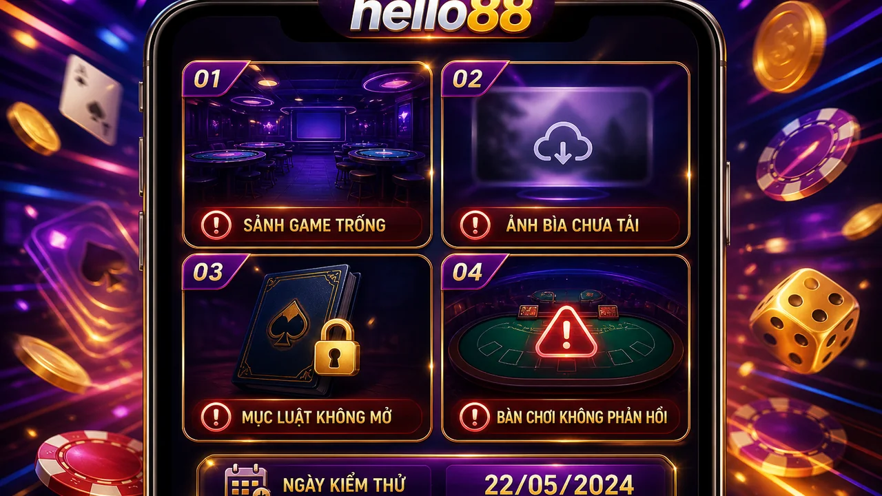 Khám phá sảnh game mới: hello88 không tải được trò chơi trên điện thoại xử lý thế nào?