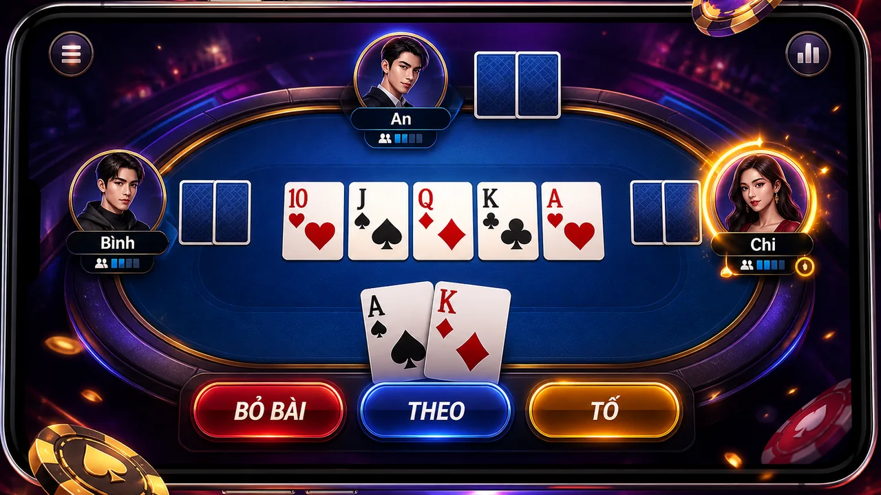 Làm quen bàn bài trên di động: hướng dẫn chơi bài hello88 qua một ván mô phỏng